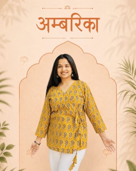 ambarika hand block print kurti