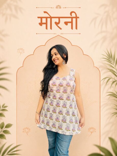 morni hand block print kurti